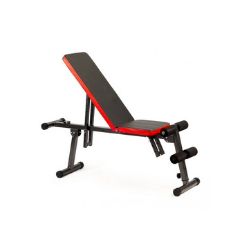 Banca de Exercitii Ajustabila Bigshot BSD2102RBLK, 122 x 120 x 36 cm, Negru - Rosu Banca de Exercitii Ajustabila Bigshot BSD2102RBLK, 122 x 120 x 36 cm, Negru - Rosu