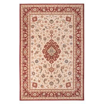 Covor lana 100% Bella 7558-1-51036, 80 x 150 cm, bej/grena, clasic Covor lana 100% Bella 7558-1-51036, 80 x 150 cm, bej/grena, clasic