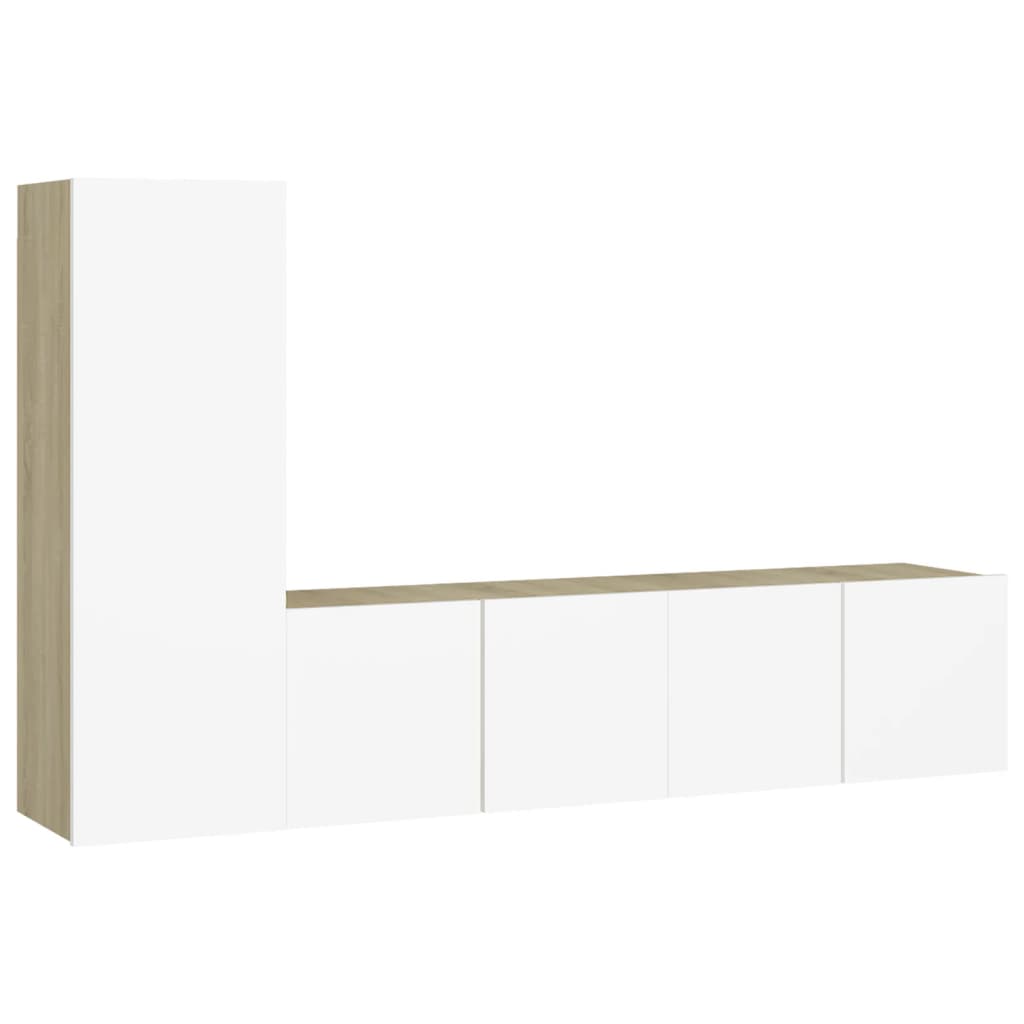 Set dulap TV vidaXL, PAL, 60 x 30 x 30 cm, Bej