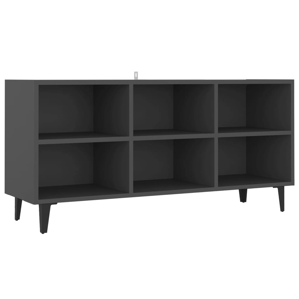 Comoda TV vidaXL, PAL, 103.5 x 30 x 50 cm, Gri