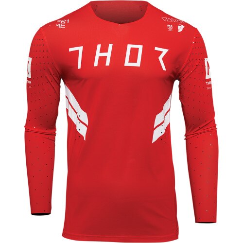 Tricou atv/cross Thor Prime Hero, culoare rosu/alb, marime S