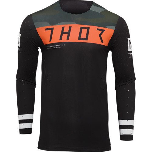 Tricou atv/cross Thor Prime Status, culoare negru/camo, marime L