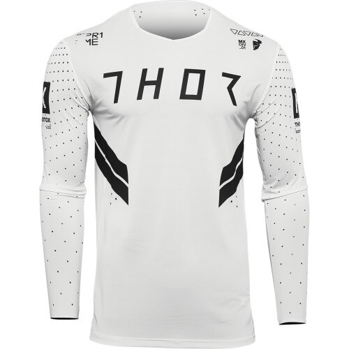 Tricou atv/cross Thor Prime Hero, culoare alb/negru, marime S