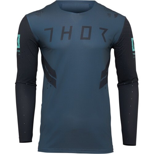 Tricou atv/cross Thor Prime Hero, culoare negru/bleumarin, marime S