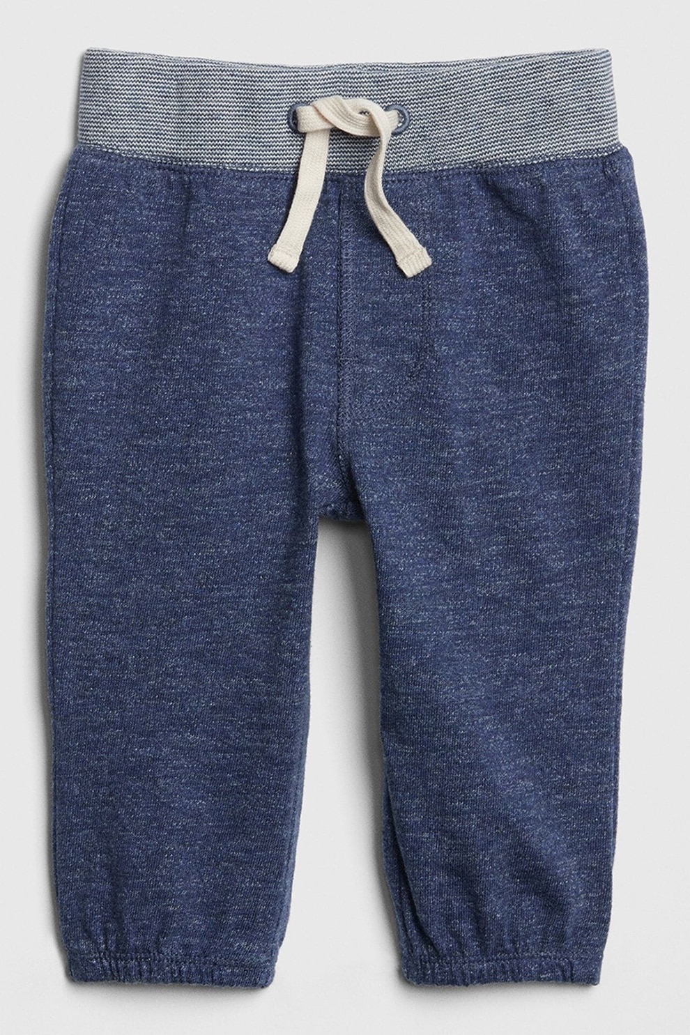 GAP, Pantaloni sport cu snur, Albastru melange