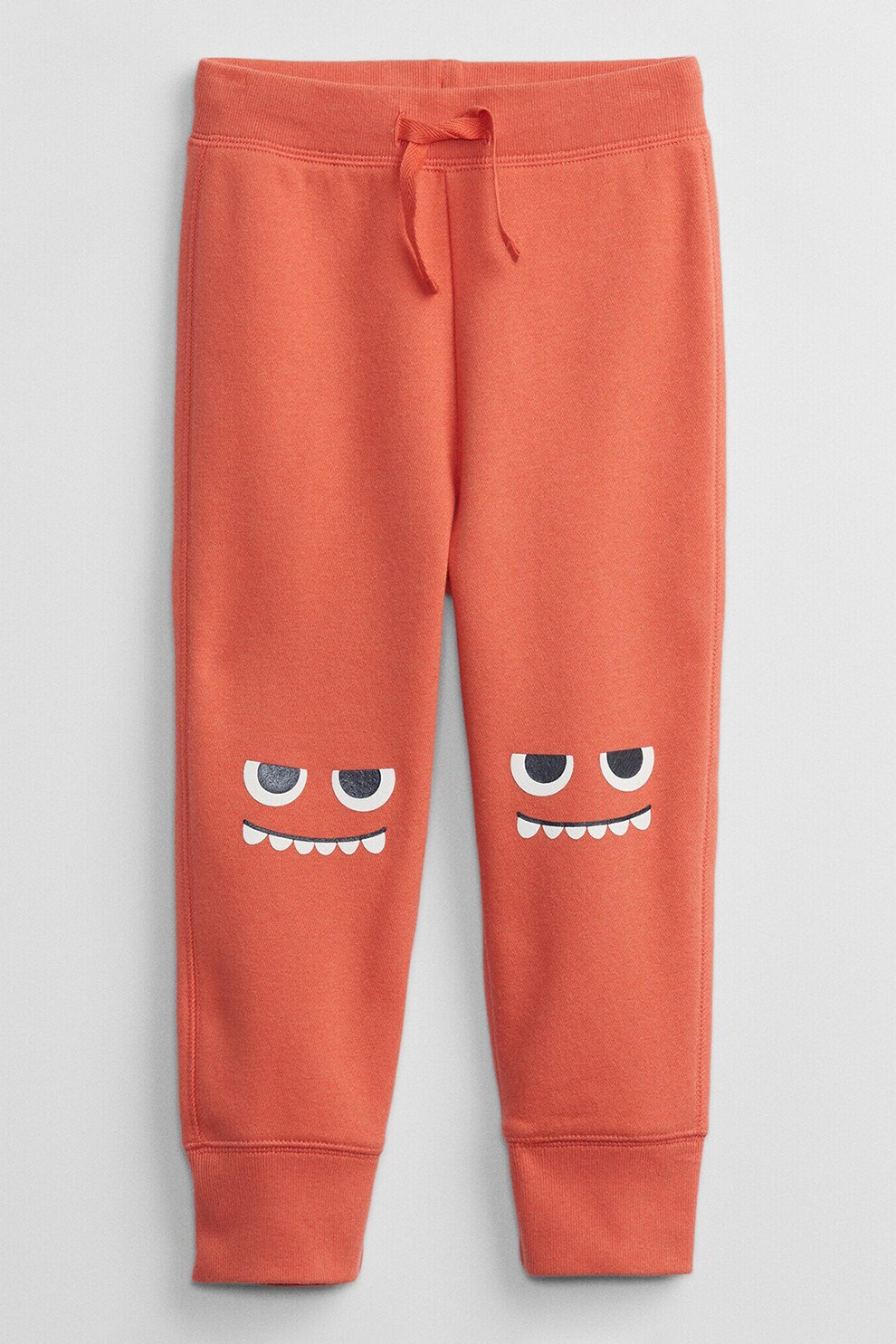 GAP, Pantaloni sport cu snur in talie, Oranj