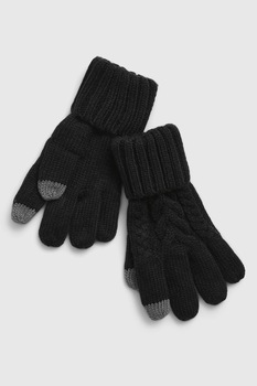 GAP, Manusi cu model torsade, adecvate pentru ecranul tactil GAP, Manusi cu model torsade, adecvate pentru ecranul tactil