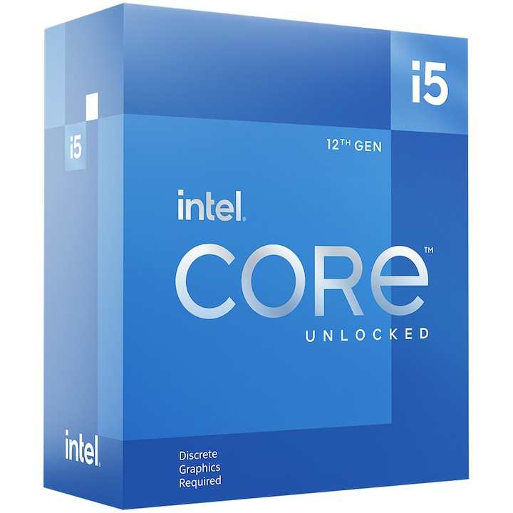 Intel® Core™ i5-12600KF Alder Lake Processzor, 3.7GHz, 20MB, integrált grafika nélkül, Socket 1700