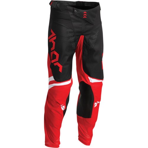 Pantaloni atv/cross Thor Pulse Cube, culoare rosu/negru, marime 34