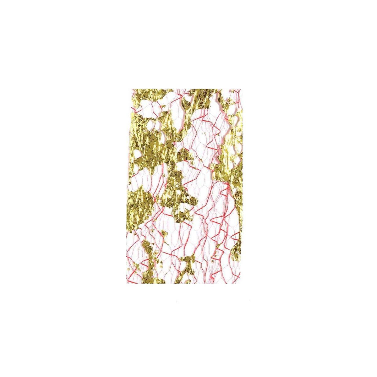 Folie pentru unghii false, MoonbasaNails, Smoke, 035, Rosu-Aur