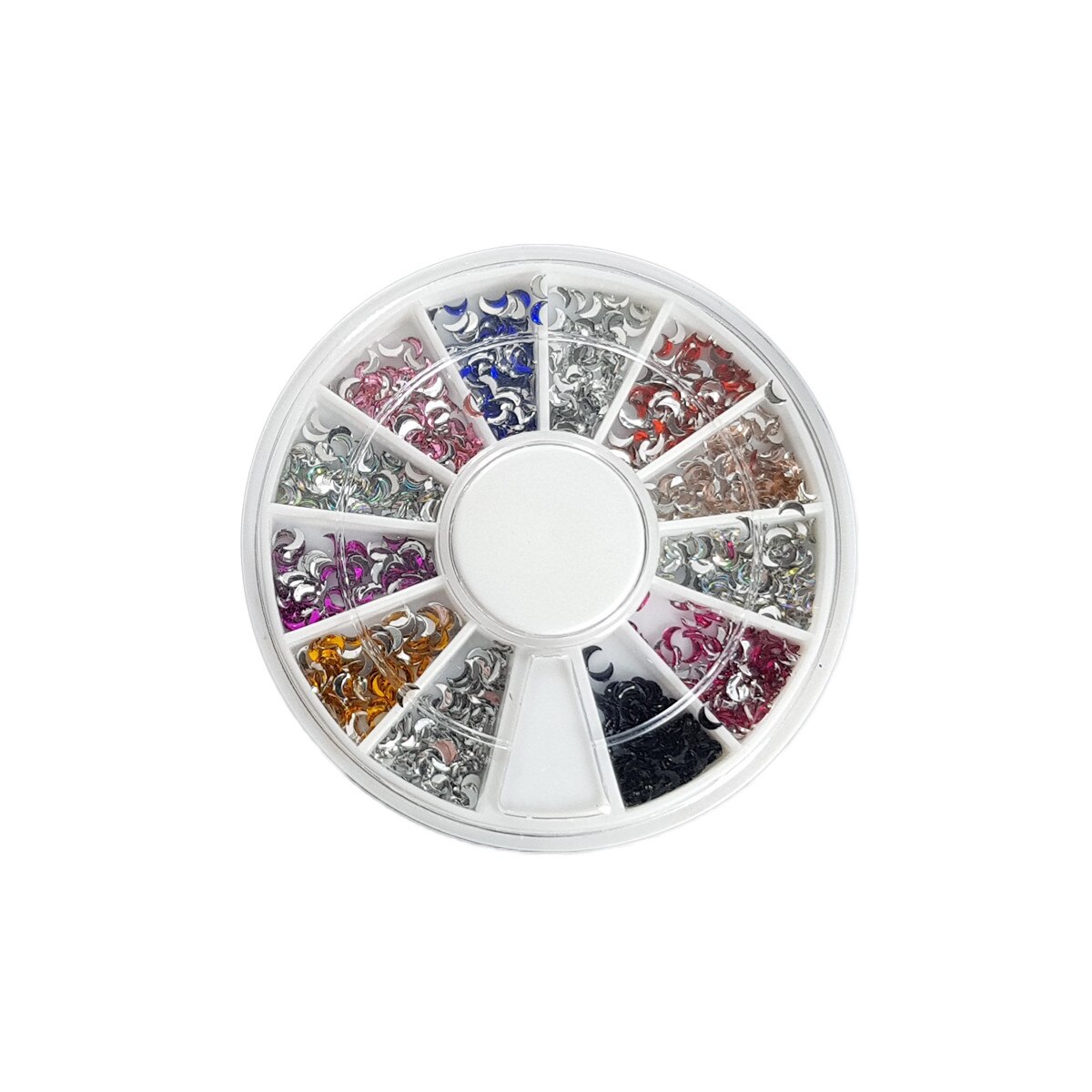 Set stras, MoonbasaNails, 1000buc, 344, Multicolor