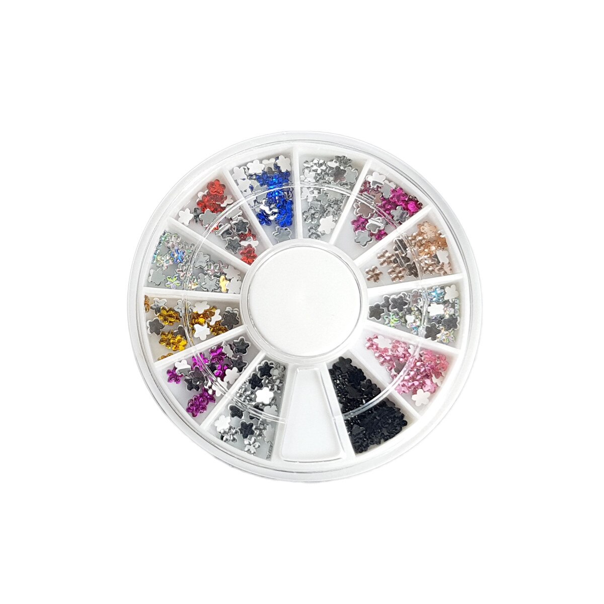 Set stras, MoonbasaNails, 1000buc, 349, Multicolor