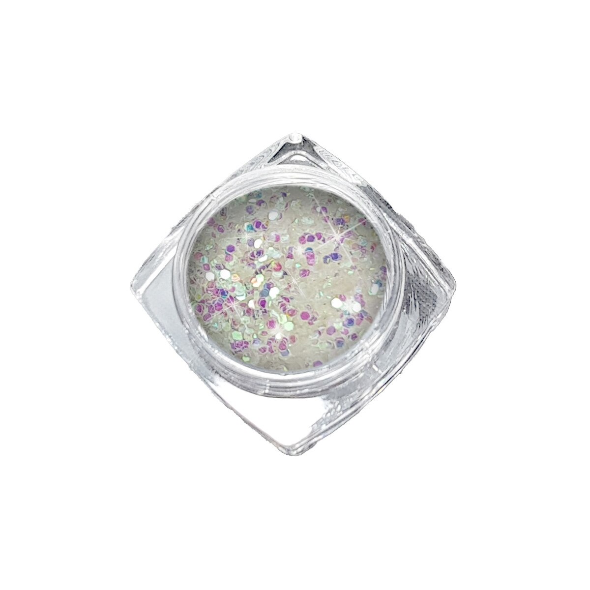 Paiete, MoonbasaNails, 3g, FL201, Alb