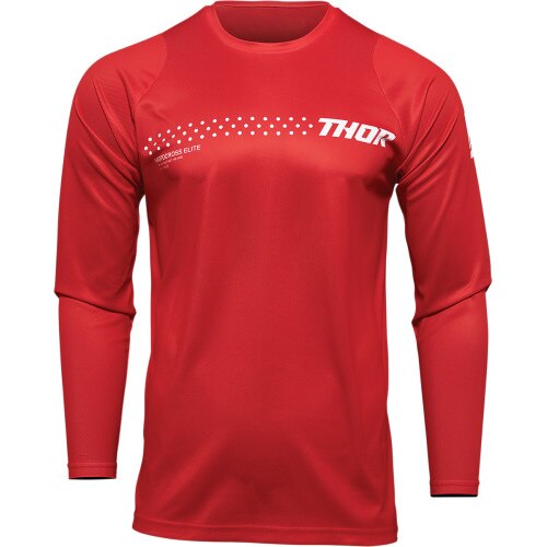 Tricou atv/cross Thor Sector Minimal, culoare rosu, marime S