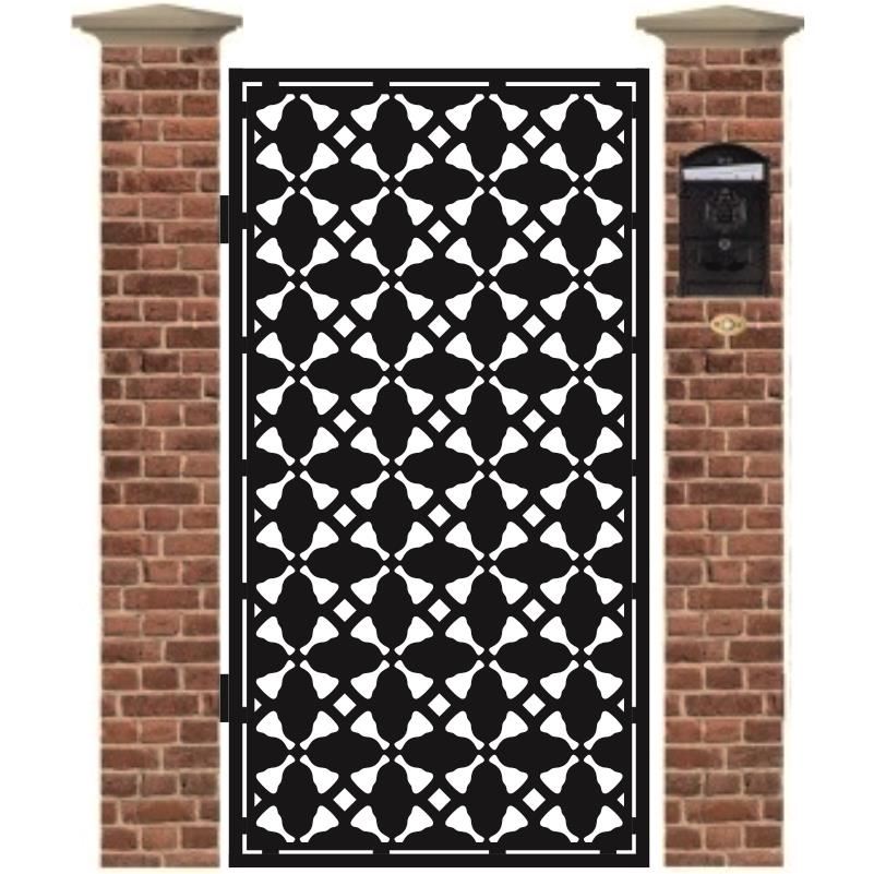 Poarta pietonala din tabla debitata cu plasma SERBIA 1940 x 990 mm