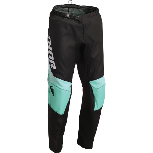 Pantaloni atv/cross Thor Sector Chev, culoare negru/menta, marime 44