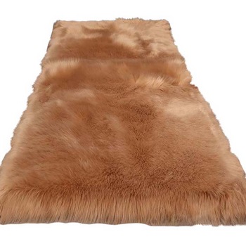 Covor de plus premium cu gramada lunga - bej inchis, 200x300 cm Covor de plus premium cu gramada lunga - bej inchis, 200x300 cm