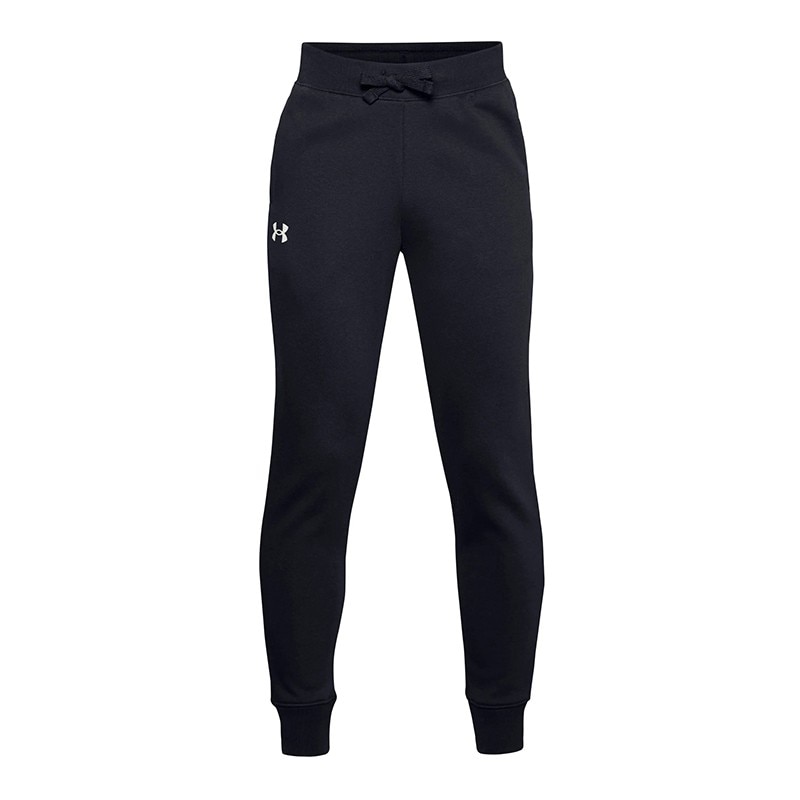 Pantaloni Under Armour Rival JR 1357634-001, Baieti, Negru
