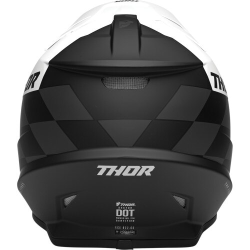 Casca cross/atv Thor Sector Birdrock, culoare negru/alb, marime L