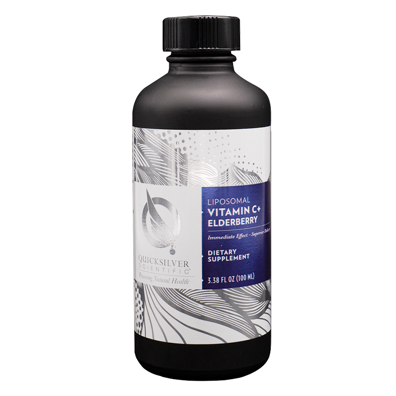 Liposomal Vitamin C + Elderberry 120 ml Quicksilver Scientific eMAG.ro