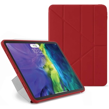Husa Pipetto Origami, Compatibil cu iPad Pro 11 (2020/2018), Rosu Husa Pipetto Origami, Compatibil cu iPad Pro 11 (2020/2018), Rosu