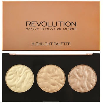 Paleta iluminatoare Makeup Revolution Rose Lights Highlighter, 11.5 g Paleta iluminatoare Makeup Revolution Rose Lights Highlighter, 11.5 g