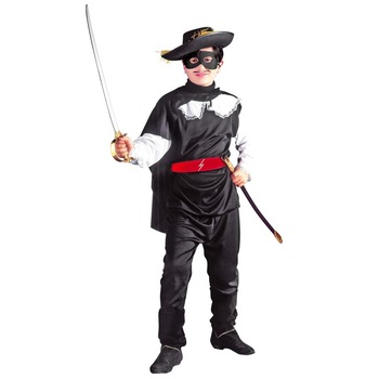 Costum Zorro copil 115 cm (4-5 ani) Costum Zorro copil 115 cm (4-5 ani)