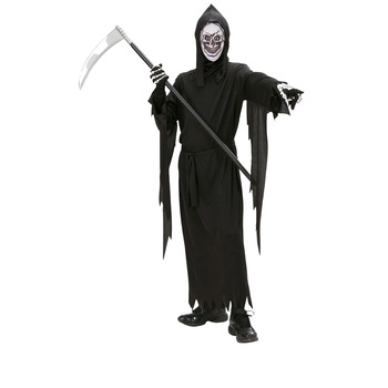 Costum Grim Reaper cu masca baieti 130 cm (6 - 7 ani) Costum Grim Reaper cu masca baieti 130 cm (6 - 7 ani)