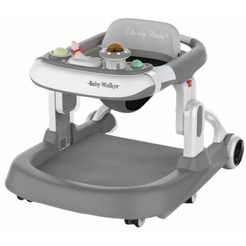 Premergator ,si Antemergator, 3 in 1,Bubu Still,functie si de scaun de masa, reglabil pe inaltime, cu roti de silicon,muzical, gri Premergator ,si Antemergator, 3 in 1,Bubu Still,functie si de scaun de masa, reglabil pe inaltime, cu roti de silicon,muzical, gri