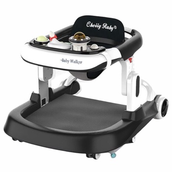Premergator si Antemergator reglabil pe inaltime, cu roti de silicon, 932, negru - Krista® Premergator si Antemergator reglabil pe inaltime, cu roti de silicon, 932, negru - Krista®