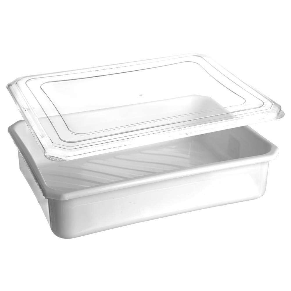 Recipient pentru depozitarea alimentelor cu capac Orion, Plastic, 1l, Argintiu