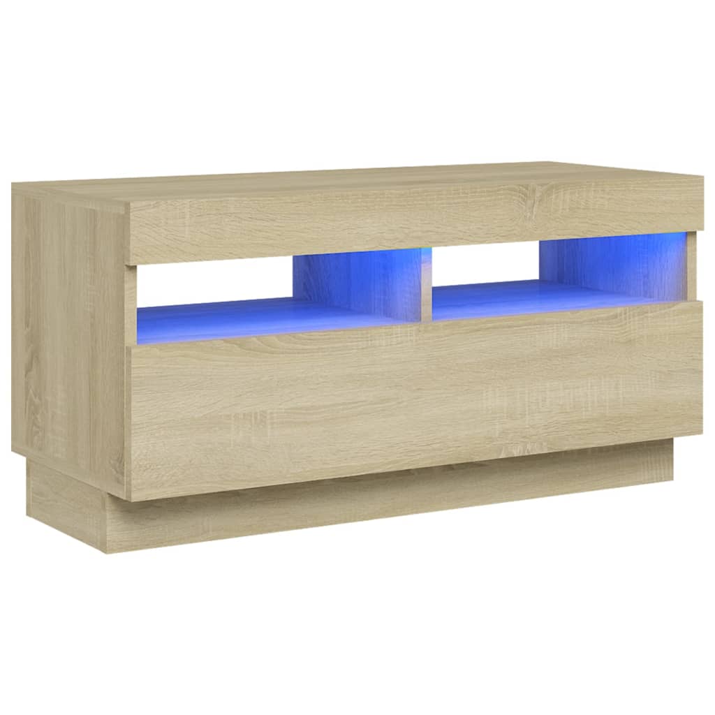 Comoda TV vidaXL, PAL, 80 x 35 x 40 cm, Maro