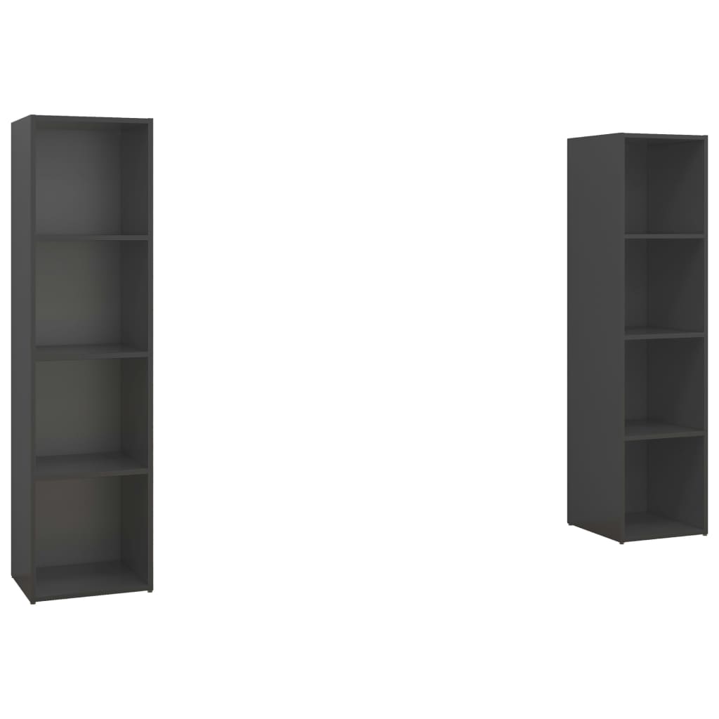 Comoda TV vidaXL, PAL, 142.5 x 35 x 36.5 cm, Gri
