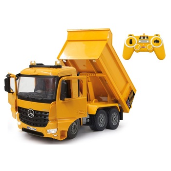 Camion basculanta RC Mercedes-Benz Arocs 2.4 Ghz 1:20, cu sunete si lumini Camion basculanta RC Mercedes-Benz Arocs 2.4 Ghz 1:20, cu sunete si lumini