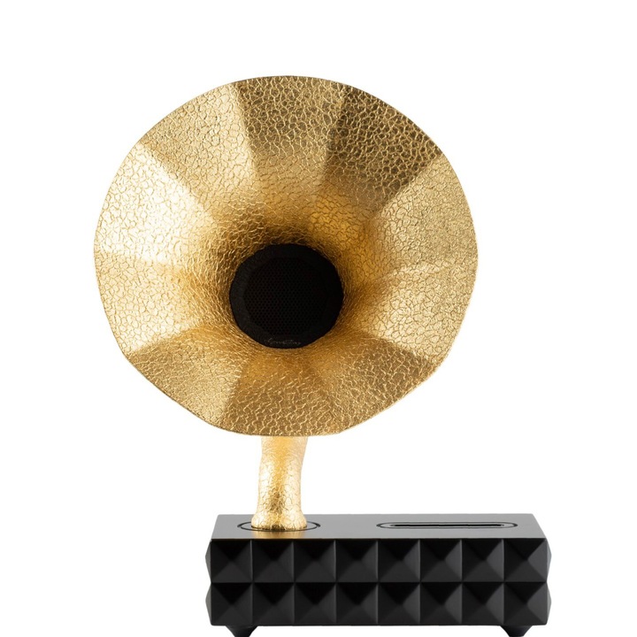 Amplificator Smartphone Acoustibox SOLID GOLD, 24.5 x 15 x 40 cm