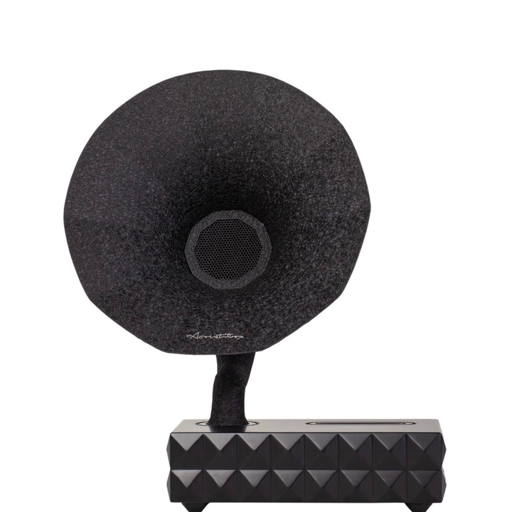 Amplificator Smartphone Acoustibox PITCH BLACK, 24.5 x 15 x 40 cm