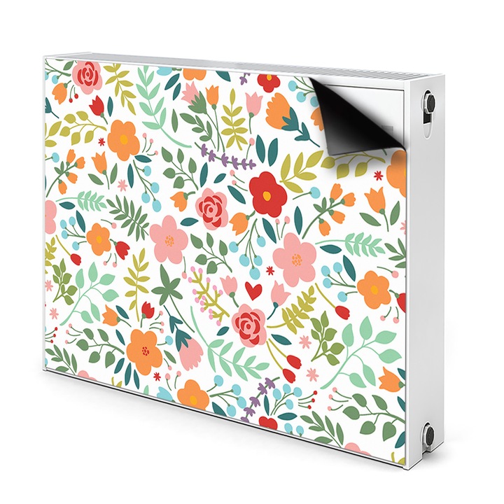 Magnet decorativ. Dreptunghi. Poza Cu Flori. Verde. 80 cm x 60 cm. 010220260030000006572