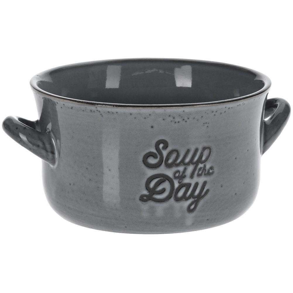 Siaki Collection Bol de ceramică Gri, 650 ml