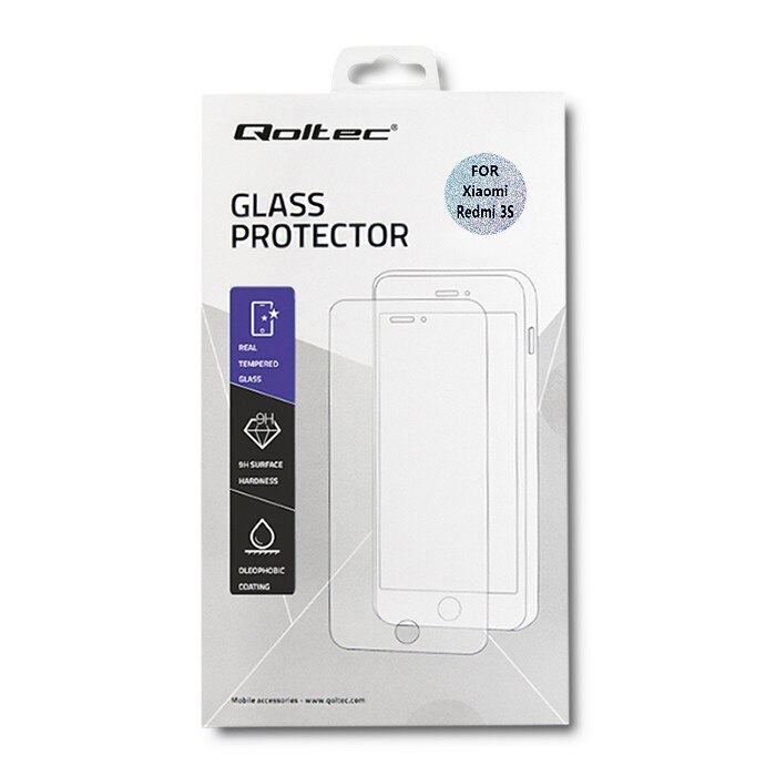 Folie de Sticla pentru Xiaomi Redmi 3S Qoltec, 9H