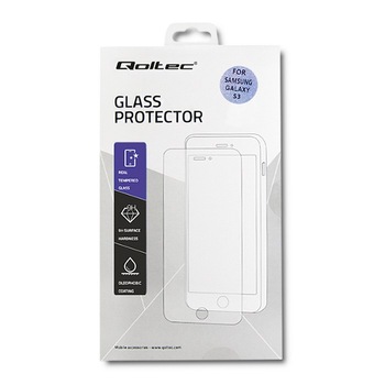 Folie de Sticla pentru Samsung Galaxy S3 Qoltec, 9H Folie de Sticla pentru Samsung Galaxy S3 Qoltec, 9H