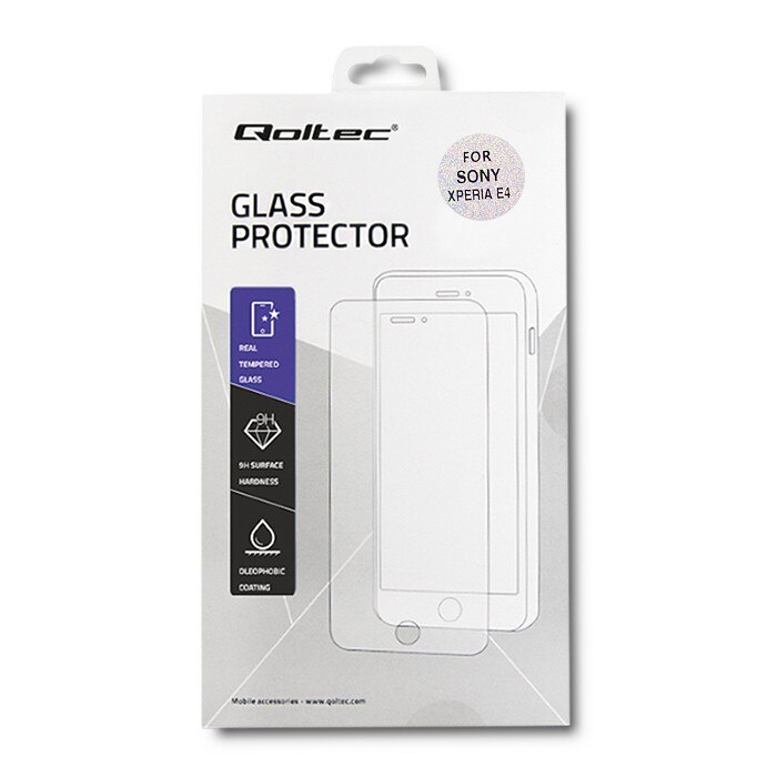 Folie de Sticla pentru Sony Xperia E4 Qoltec, 9H