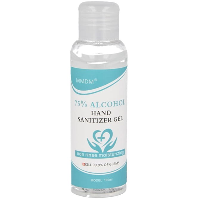 Gel dezinfectant pentru maini XQISIT, Efect antibacterian, 75% alcool, 100 ml, Transparent