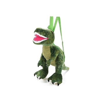 Rucsac copii de plus Dinozaur T-REX, verde, 55x37x21.5 cm Rucsac copii de plus Dinozaur T-REX, verde, 55x37x21.5 cm