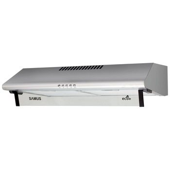 Hota clasica, 2 motoare, 94 W, 60 x 50 x 14 cm, tehnologie Eco+, 3 trepte de absorbtie, argintie Hota clasica, 2 motoare, 94 W, 60 x 50 x 14 cm, tehnologie Eco+, 3 trepte de absorbtie, argintie