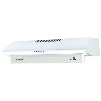 Hota clasica, 204 mc/h, 1 motor, 49 W, 60 x 50 x 14 cm, tehnologie Eco+, geam rabatabil, alba Hota clasica, 204 mc/h, 1 motor, 49 W, 60 x 50 x 14 cm, tehnologie Eco+, geam rabatabil, alba