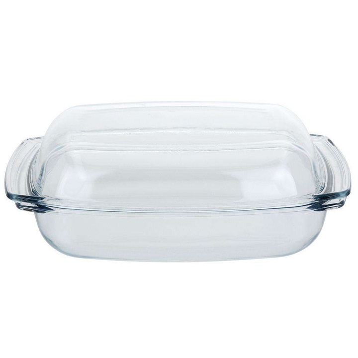 Vas termorezistent, Termolex, Sticla, Transparent, 4.1 L