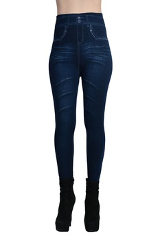 Colanti Modelatori, Sexylegs, Imprimeu blugi, Bleumarin, B384, Marimea L/XL Colanti Modelatori, Sexylegs, Imprimeu blugi, Bleumarin, B384, Marimea L/XL