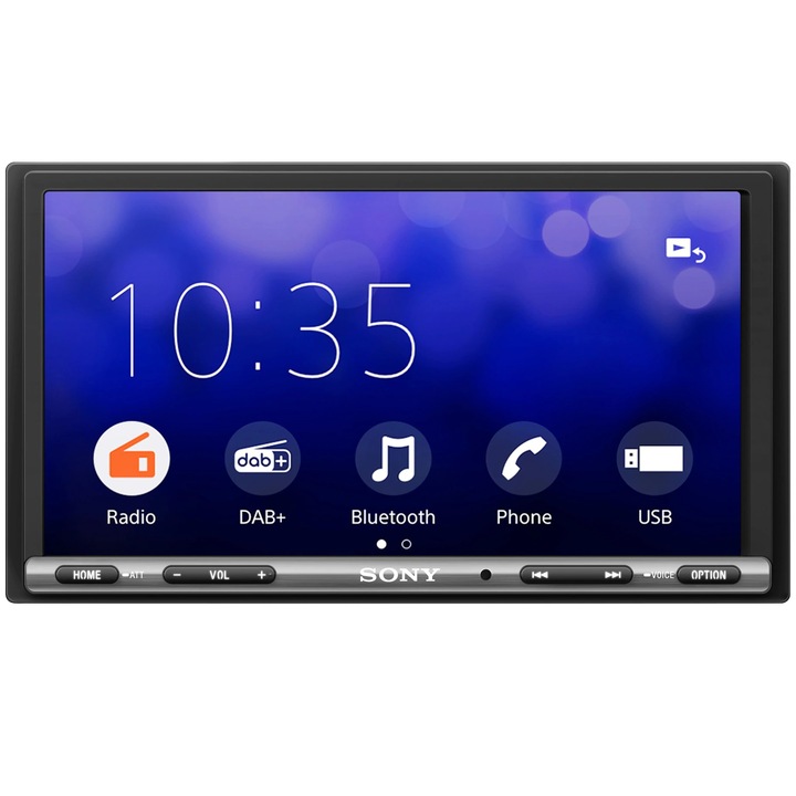 Sony XAVAX3250 autós médialejátszó, extra mélyhang, Bluetooth, 6.95"-es képernyő, WebLink Cast, erősítő, 4 x 55 W, fekete