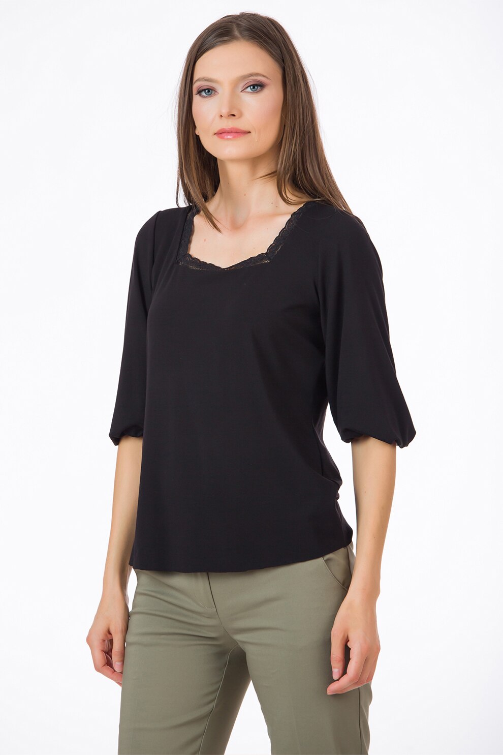 Sense, Bluza cu broderii, Negru