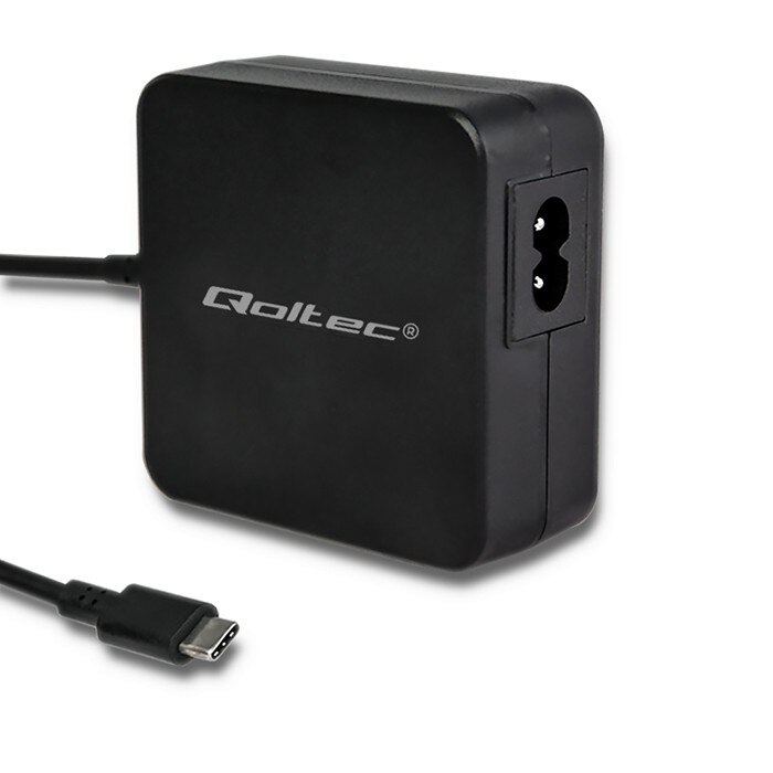 Incarcator pentru Laptop Qoltec, 5-20.3 V, 2-3.25 A, 65 W, USB-C